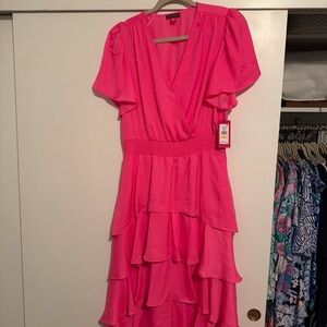 Pink Ruffled Dress